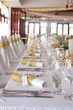 wedding table, place setting