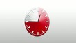 45 Minuten Zeit vergeht in der Uhr