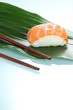 Sushi and chopsticks