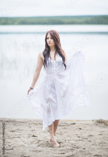 Photo: lakeside girl lakeside girl
