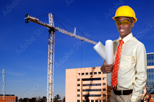 Photo: Black Teenage Construction Worker Black Teenage Construction Worker