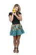 Woman Holding Orange Slices