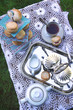 Tea time with scones, jam and double cream