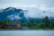 Village and mountain