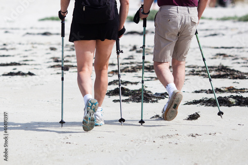Photo: Nordic Walking am Strand Nordic Walking am Strand