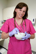Doctor with Mortar and Pestel
