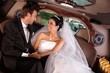 Happy couple on wedding-day