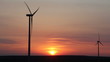 Wind Turbine at sunset