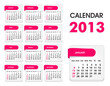 calendar 2013