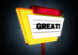 Awesome and great