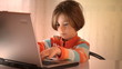 Video: Girl working on the computer Girl working on the computer