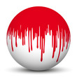 Blut, Kugel, Tropfen, Halloween, Rot, Sphere, Ball, triefend, 3D