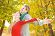 Paar im Herbst