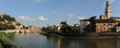 Ponte Pietra su fiume Adige a Verona, Italia