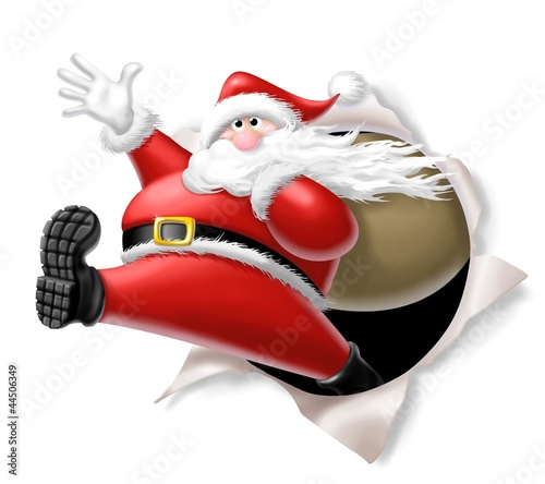 Illustration: babbo natale sacco strap babbo natale sacco strap