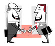 Businessmen shaking hands