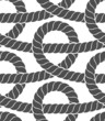 Ropes seamless pattern. Vector illustration.