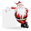 babbo natale cartellone