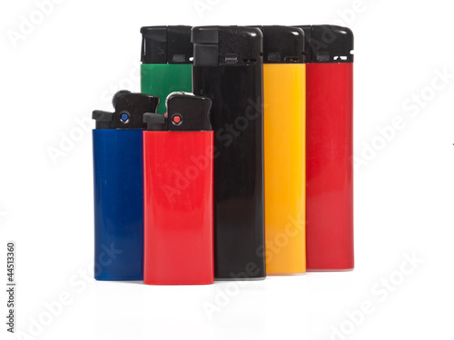 Photo: Colorful lighters Colorful lighters