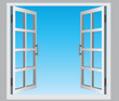 Open window