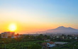 Sunset at Pompeii.