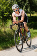 Triathlet auf dem Fahrrad