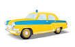 Classic police car of the USSR