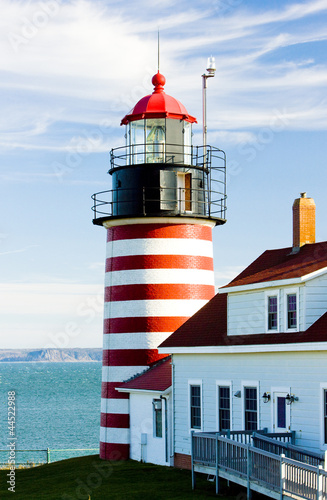 Photo: West Quoddy Head Lighthouse, Maine, USA West Quoddy Head Lighthouse, Maine, USA