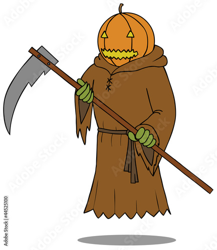 Vector: Death Angel Pumpkin Death Angel Pumpkin