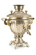 Old russian tea samovar