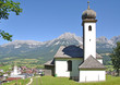 die Kapelle über Ellmau am Wilden Kaiser