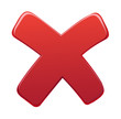 Vector red cross