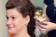 Bride at the hairdresser