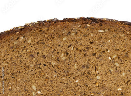 Photo: black bread slice black bread slice