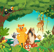 Animals in the forest