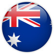 Australia Flag Glossy Button