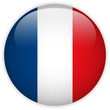 Vector: France Flag Glossy Button France Flag Glossy Button