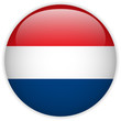 Netherlands Flag Glossy Button
