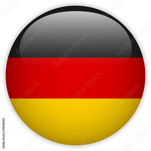 Vector: Germany Flag Glossy Button Germany Flag Glossy Button