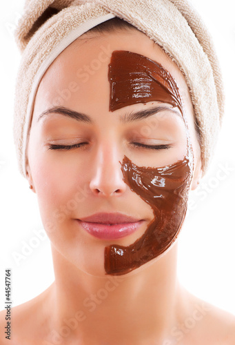 Photo: Facial Chocolate Mask. Spa Facial Chocolate Mask. Spa