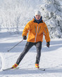 sportlich Langlaufen