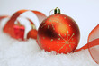 Foto: boule de Noel rouge boule de Noel rouge