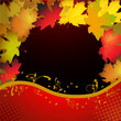 Fall leafs abstract background