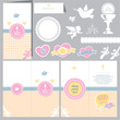 Baptism invitation. Christening card. First communion.