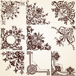 Vector: Decorative Corners , vector set of various vintage calligraphic Decorative Corners , vector set of various vintage calligraphic