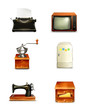 Retro icon set