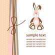 postcard with bunny