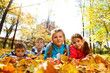Kids group in  park