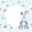 postcard with bunny