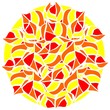 Autumn leaf pattern